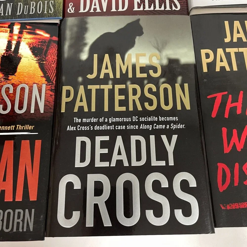 James Patterson Unsolved The Red Book‎ First Edition Hardcover Books Lot of 6